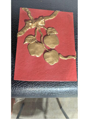 Vintage cardboard trinket or gift box